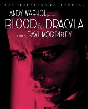Criterion cover art for Blood for Dracula