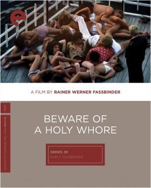 Criterion cover art for Beware of a Holy Whore