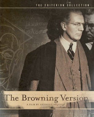 Criterion cover art for The Browning Version