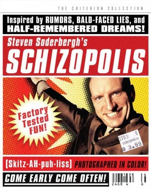 Criterion cover art for Schizopolis