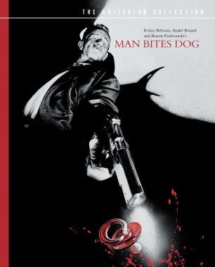 Criterion cover art for Man Bites Dog