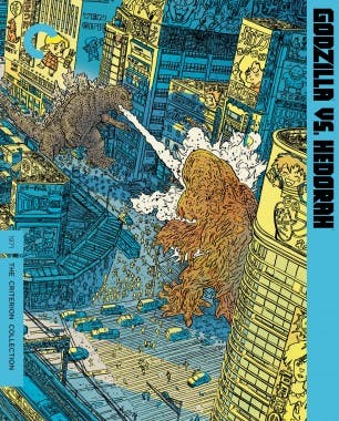 Criterion cover art for Godzilla vs. Hedorah