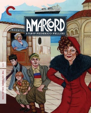 Criterion cover art for Amarcord