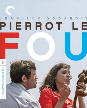 Criterion cover art for Pierrot le fou