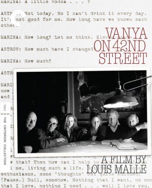 Criterion cover art for Vanya on 42nd Street
