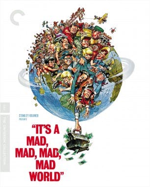 Criterion cover art for It’s a Mad, Mad, Mad, Mad World