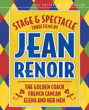 Criterion cover art for Stage and Spectacle: Three Films by Jean Renoir